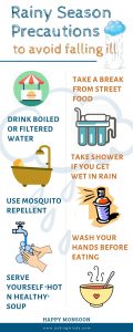 Rainy Season Precautions To Avoid Falling Ill.